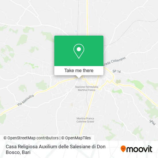 Casa Religiosa Auxilium delle Salesiane di Don Bosco map