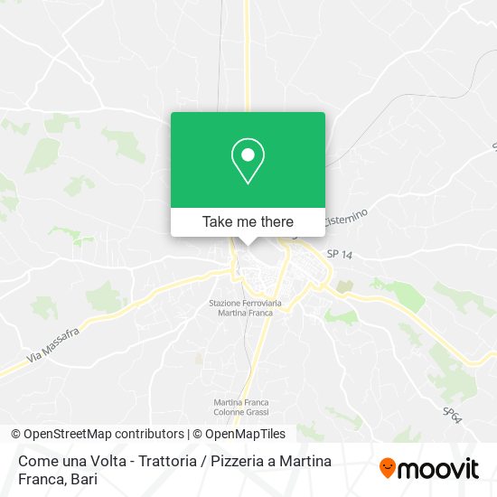 Come una Volta - Trattoria / Pizzeria a Martina Franca map