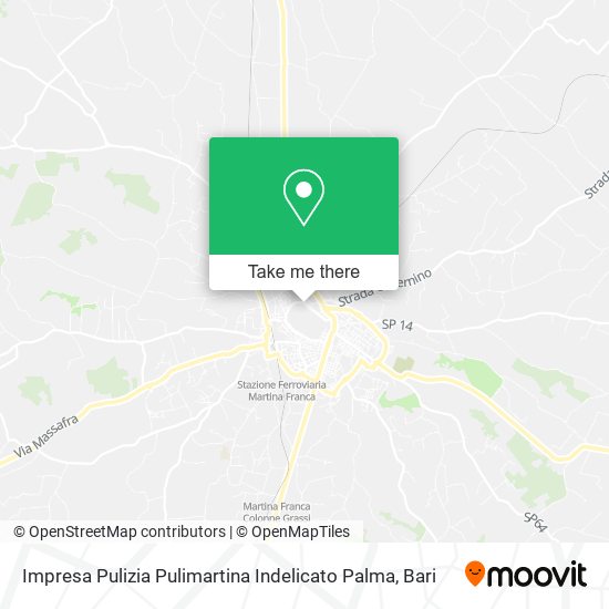 Impresa Pulizia Pulimartina Indelicato Palma map