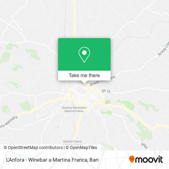 L'Anfora - Winebar a Martina Franca map