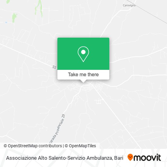 Associazione Alto Salento-Servizio Ambulanza map