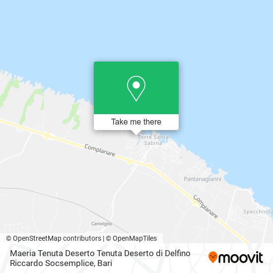 Maeria Tenuta Deserto Tenuta Deserto di Delfino Riccardo Socsemplice map