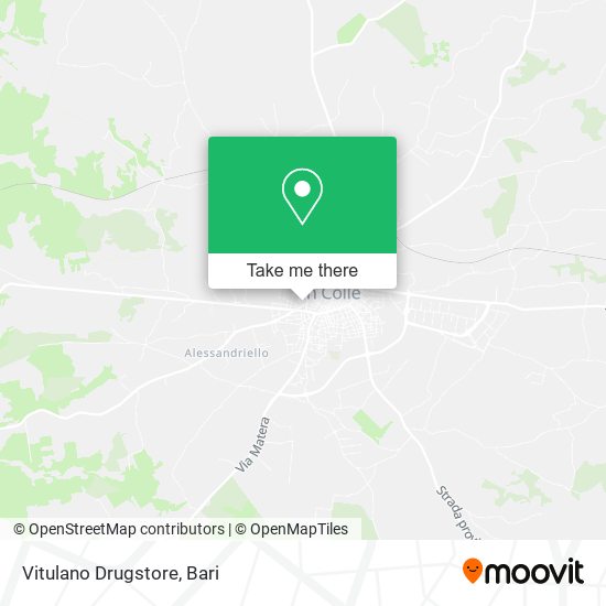 Vitulano Drugstore map