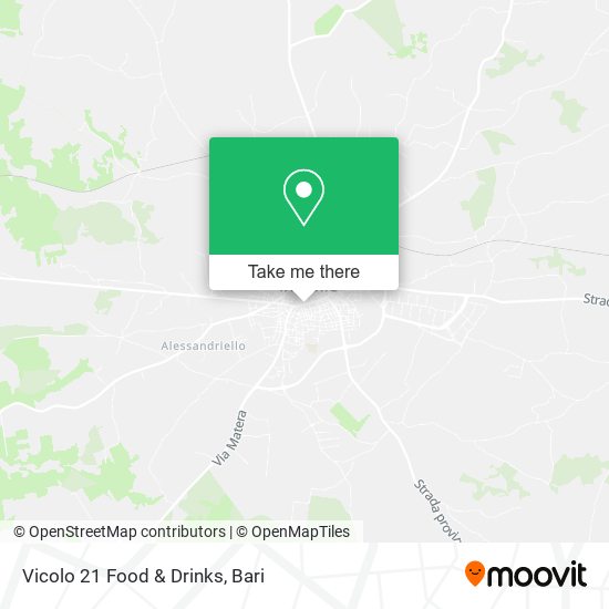 Vicolo 21 Food & Drinks map