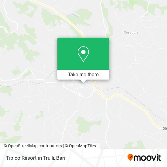 Tipico Resort in Trulli map