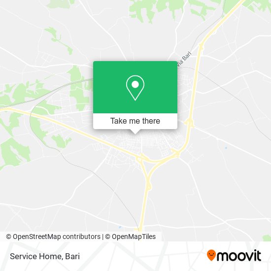 Service Home map