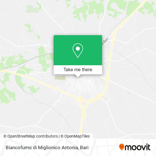 Biancofumo di Miglionico Antonia map