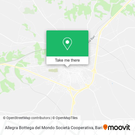 Allegra Bottega del Mondo Società Cooperativa map