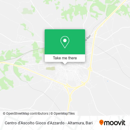 Centro d'Ascolto Gioco d'Azzardo - Altamura map