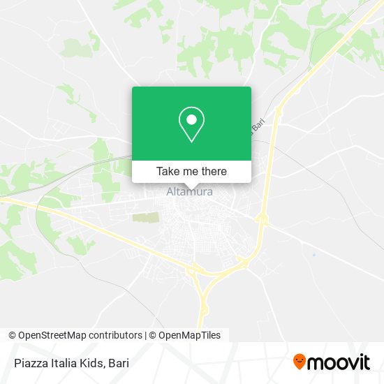 Piazza Italia Kids map