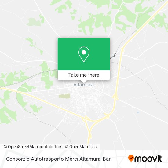 Consorzio Autotrasporto Merci Altamura map