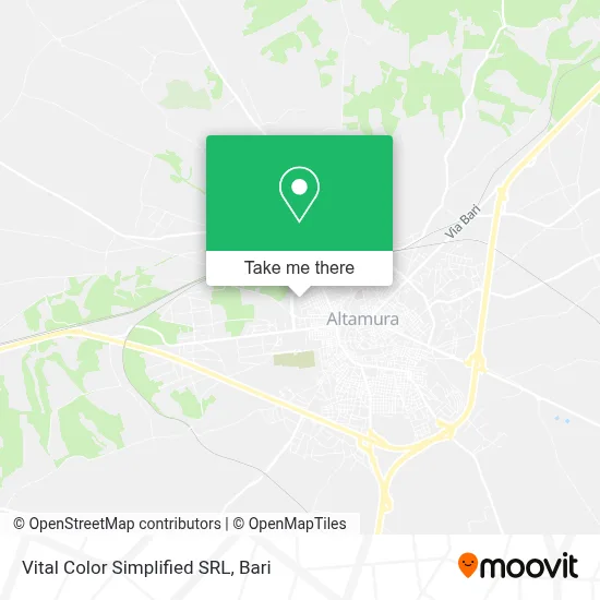 Vital Color Simplified SRL map