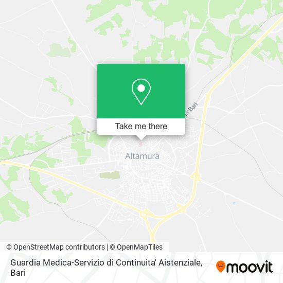 Guardia Medica-Servizio di Continuita' Aistenziale map