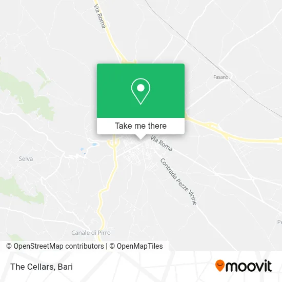The Cellars map
