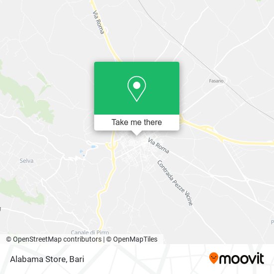 Alabama Store map