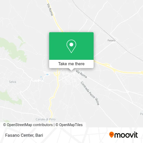 Fasano Center map