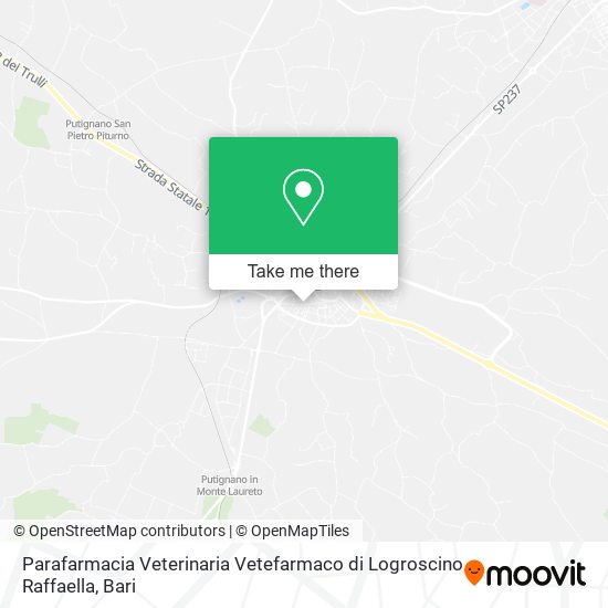 Parafarmacia Veterinaria Vetefarmaco di Logroscino Raffaella map