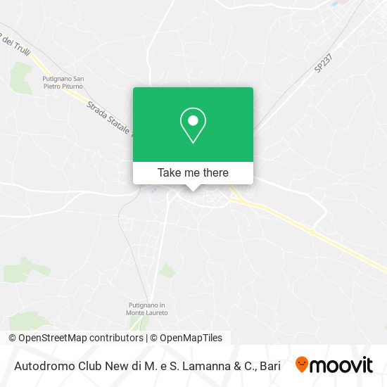 Autodromo Club New di M. e S. Lamanna & C. map