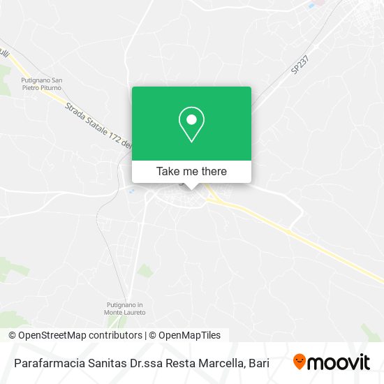 Parafarmacia Sanitas Dr.ssa Resta Marcella map