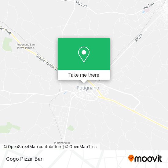 Gogo Pizza map