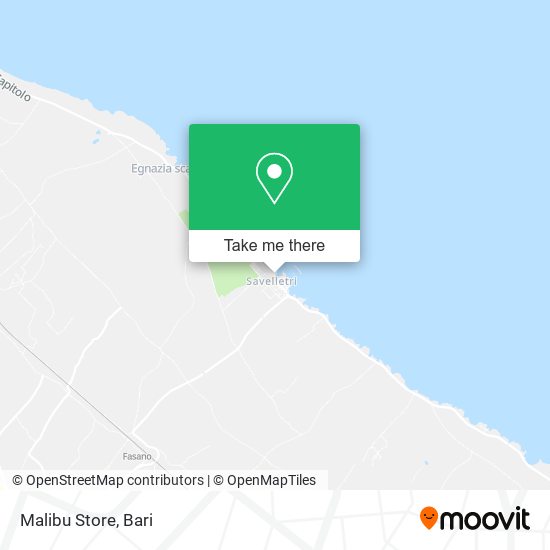 Malibu Store map