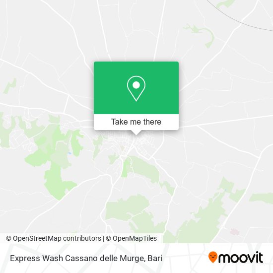 Express Wash Cassano delle Murge map