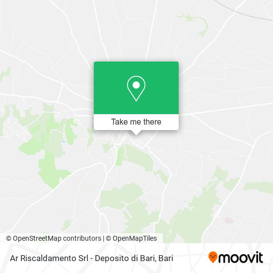 Ar Riscaldamento Srl - Deposito di Bari map