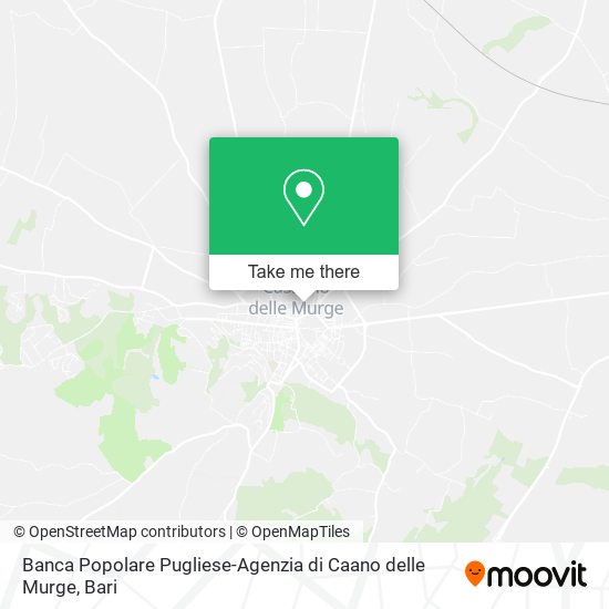 Banca Popolare Pugliese-Agenzia di Caano delle Murge map