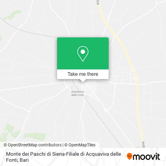 Monte dei Paschi di Siena-Filiale di Acquaviva delle Fonti map
