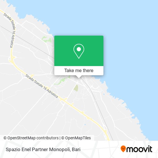 Spazio Enel Partner Monopoli map