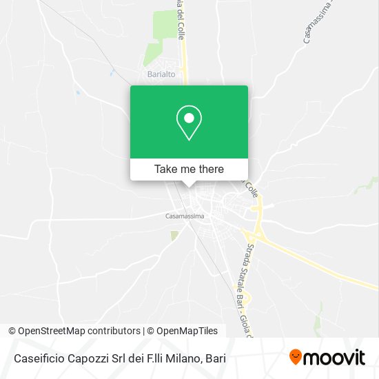 Caseificio Capozzi Srl dei F.lli Milano map