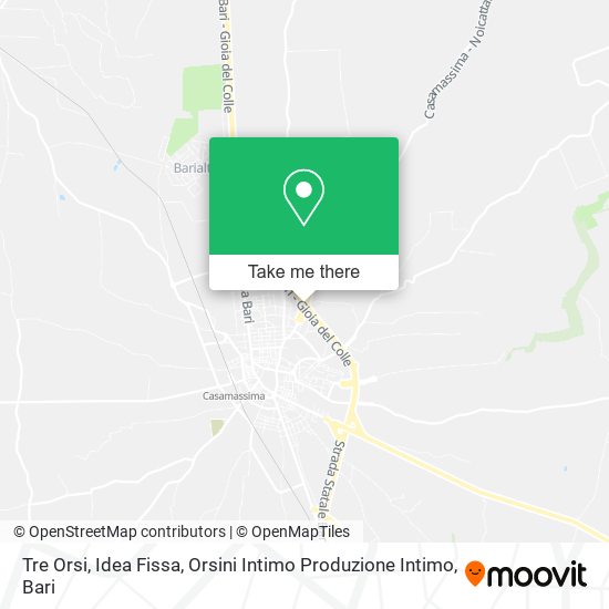 Tre Orsi, Idea Fissa, Orsini Intimo Produzione Intimo map