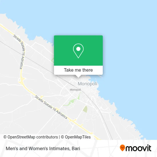 Men's and Women's Intimates map