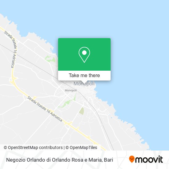Negozio Orlando di Orlando Rosa e Maria map