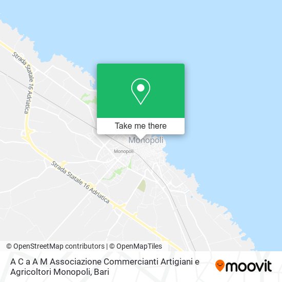 A C a A M Associazione Commercianti Artigiani e Agricoltori Monopoli map