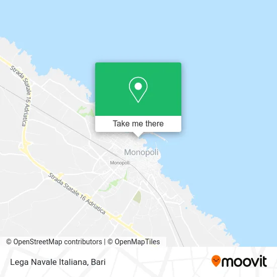 Italian Naval League map