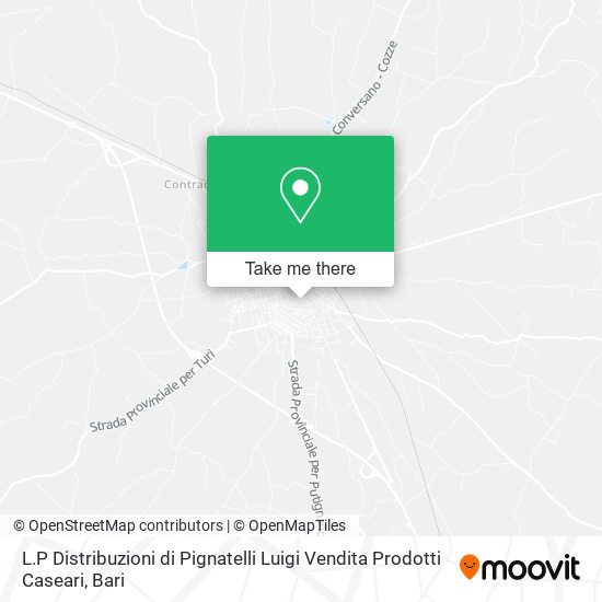 L.P Distribuzioni di Pignatelli Luigi Vendita Prodotti Caseari map