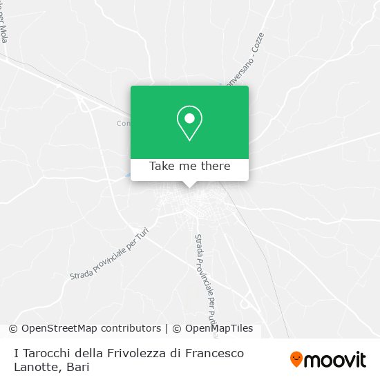 I Tarocchi della Frivolezza di Francesco Lanotte map