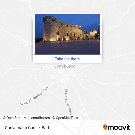 Conversano Castle map