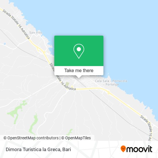 Dimora Turistica la Greca map