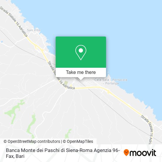 Banca Monte dei Paschi di Siena-Roma Agenzia 96-Fax map