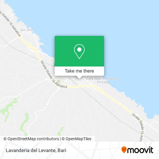 Lavanderia del Levante map