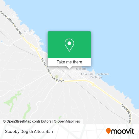 Scooby Dog di Altea map