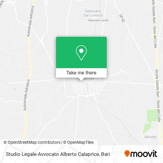 Studio Legale-Avvocato Alberto Calaprìce map