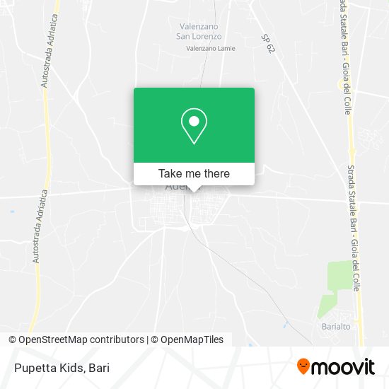 Pupetta Kids map