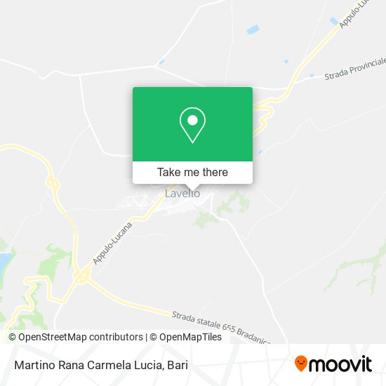 Martino Rana Carmela Lucia map