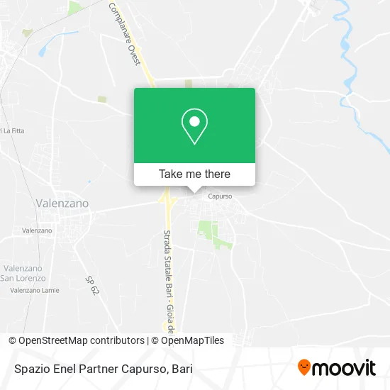 Enel Partner Space Capurso map