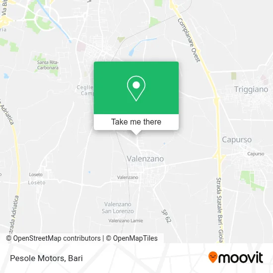 Pesole Motors map
