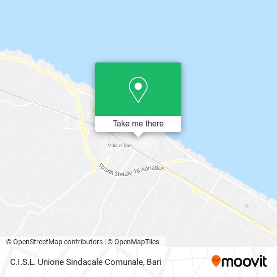C.I.S.L. Unione Sindacale Comunale map