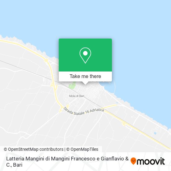 Latteria Mangini di Mangini Francesco e Gianflavio & C. map